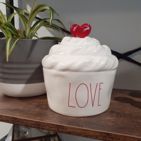 Rae Dunn Other - Rae Dunn "LOVE" Decorative Ceramic Cupcake Valentine's